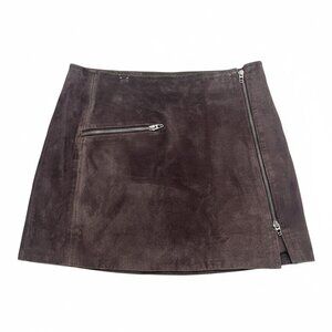 Suede Skirt